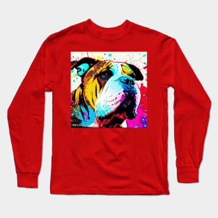 American XL Bully Pop Art Long Sleeve T-Shirt